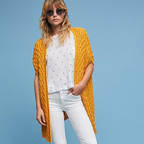 Anthropologie Open Stitched Cardigan