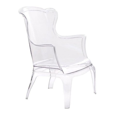 Vision Transparent Chair by Zuo Modern