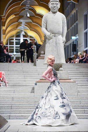 Marilyn Monroe Handpainted Dress